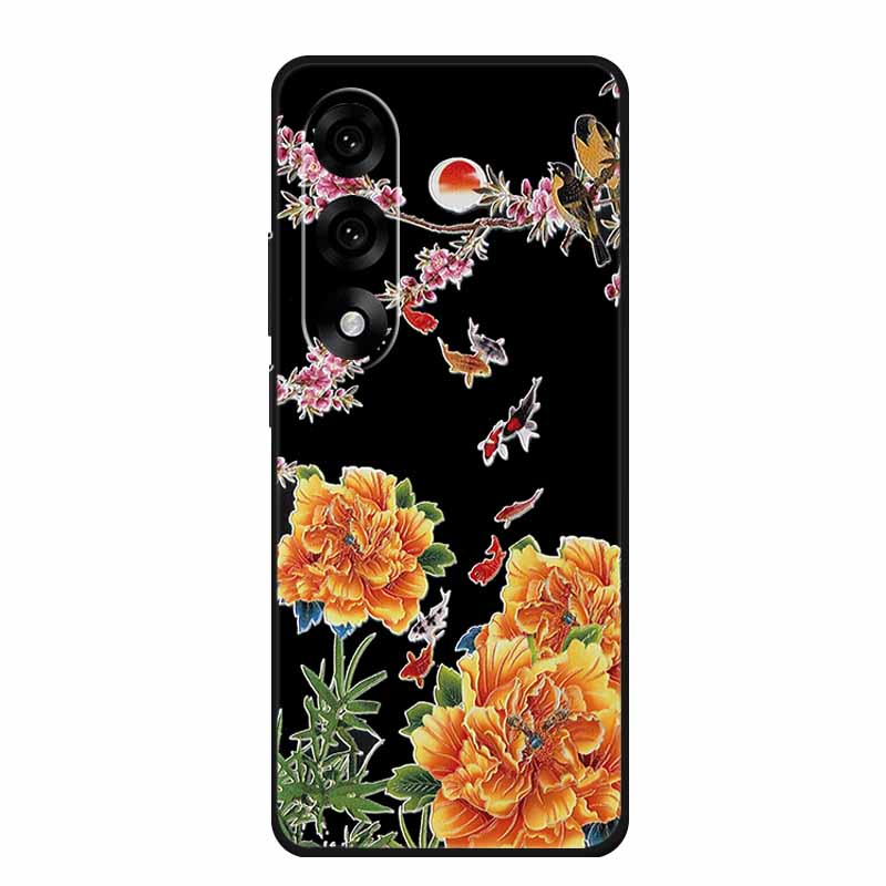 3D Emboss Case For OnePlus Nord 5 Phone Case Flowers Silicone Soft Back Cover Coque For OnePlus Ace 5 Ultra Nord 5 Case Funda