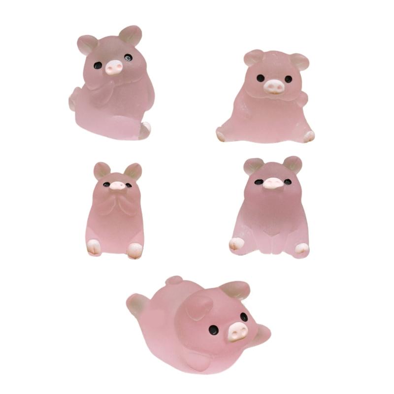 

Прекрасные свиньи Автомобильное украшение Свиньи Миниатюрная фигурка Украшение центральной консоли для интерьера автомобиля Комнатный декор для рабочего стола