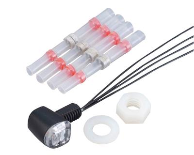 Kijima Motorradteile LED-Rücklicht Nano Schwarz, Typ, Gehäuse/Klarglas, 218-3149