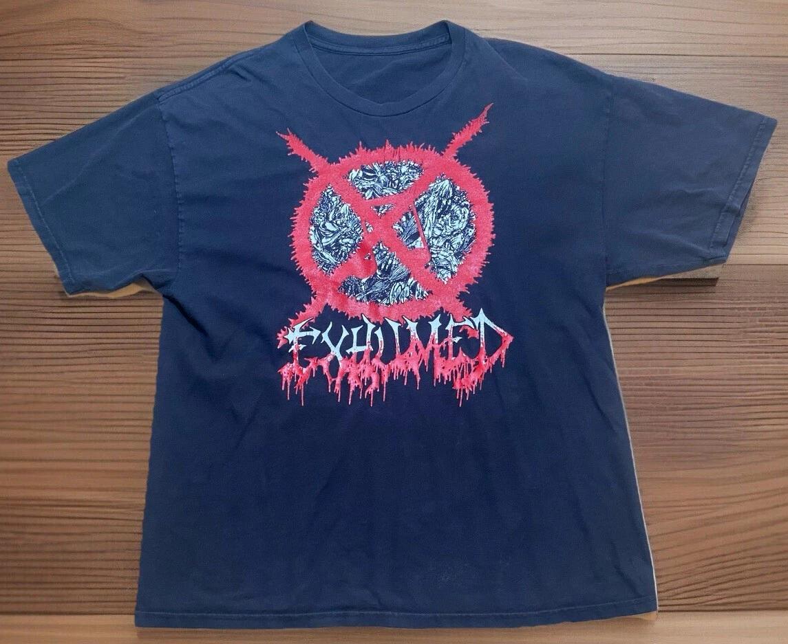Exhumed Band Logo Death Revenge XL T-shirt California Metal Vintage No Music L