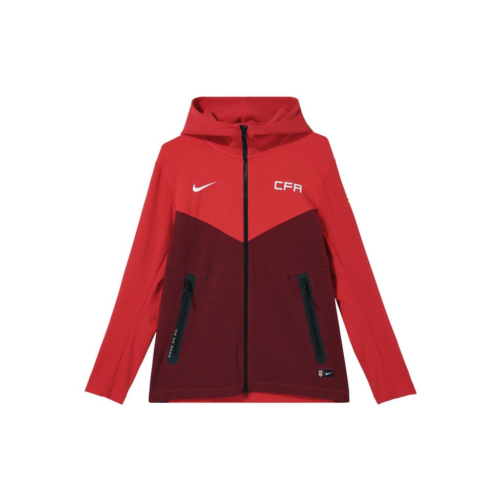 Nike Outdoor Casual Training Zip-Up Hooded Long Sleeve Jacket Men Jacket Red CV1967-657
