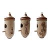 Bird House Fine Workmanship Easy To Use Wood Compact Natural Resting Nest Outdoor Supplies