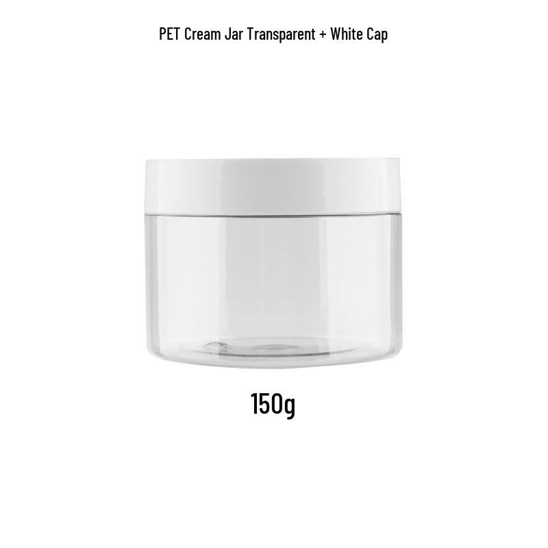 PET Transparent Wide-Mouth Cream Jar for Masks