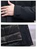 Men's Mid-Length Winter Down Jacket for Middle-Aged and Elderly