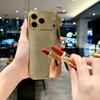 Luxury Solid Color Shockproof Makeup Mirror Phone Case For iPhone 17 Pro Max 15 14 13 12 11 16 Pro Max XS XR 8 7 Plus Back Cover