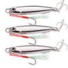 5 Pieces Metal Silver-Plated Fishing Lures (10g,15g,20g) - Sea Fishing Bait, Saltwater Bass Tackle