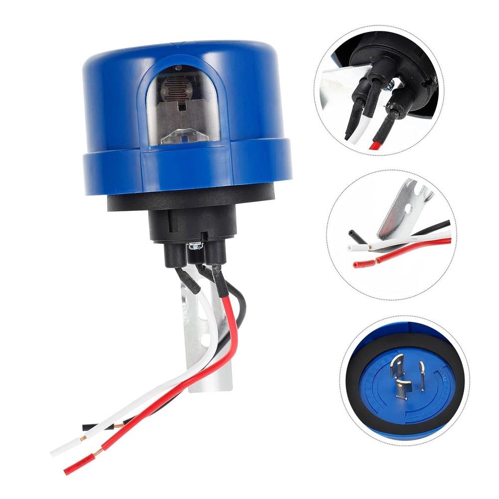 Light Control Switch Automatic Sensor 85-265V 10A For Solar LED Street Light Controller Industrial Electrical Equipment