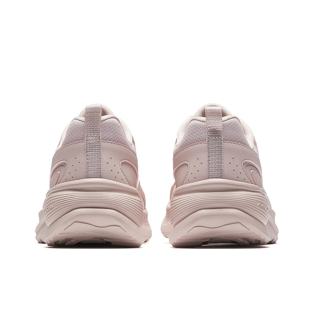Anta Fly Fast Leather Waterproof Shock Absorbing Durable Lightweight Urban Commuting Running Shoes Kids Sneakers Light-Pink 922545515-5