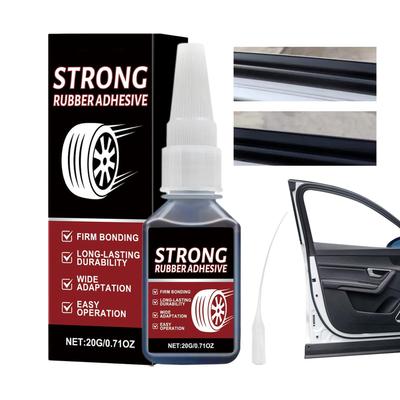Rubber Glue Quick-Dry Repair Sealer Instant Rubber Glue Bonding Cement For Interior Dashboard Tire Headlights Handles Metals Set