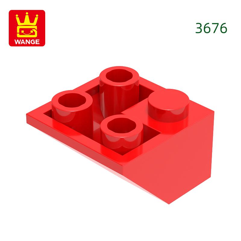 Non-Toxic 98Pcs/Lot 3676 Slope Inverted 45° 2X2 Double Convex Block Moc Color Accessories Compatible With Brick Diy Children Toy