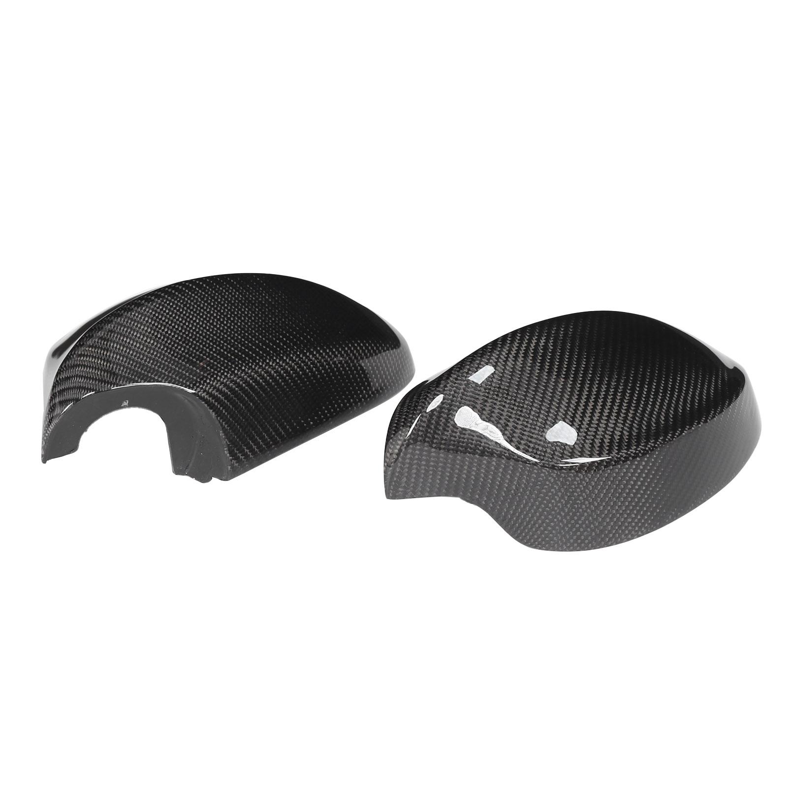 

Pair of Rearview Side Mirror Cover Cap Carbon Fiber Replacement for 3 Series E90 PreLCI 20052008