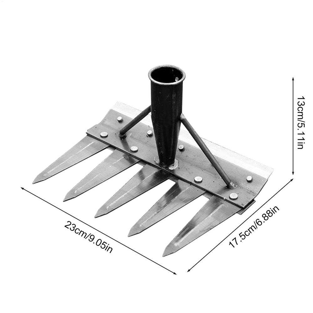 2/3/4/5/7/ Zębów Stal Węglowa Ogród Ręczny Grabie Narzędzie Rolnicze Chwastownik Skaryfikator Rolnicze Brona Zębowa Brona Ogrodowe Narzędzie do Chwastowania