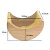Cat Climbing Shelves Wall Mounted Cat Hammock and Steps Walking Jumping Platform for Wooden Furniture Kitty Playing and Sleeping