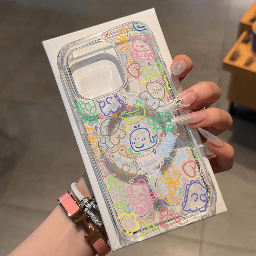 

Магнитный чехол для телефона для iPhone 11 12 13 iPhone 13 14 15 Pro 15 16 Pro Max Samsung A15 A16 A25 A26 A55 A56 S25 S24 S22 S23 Ultra S25 Edge iPhone 17 чистый