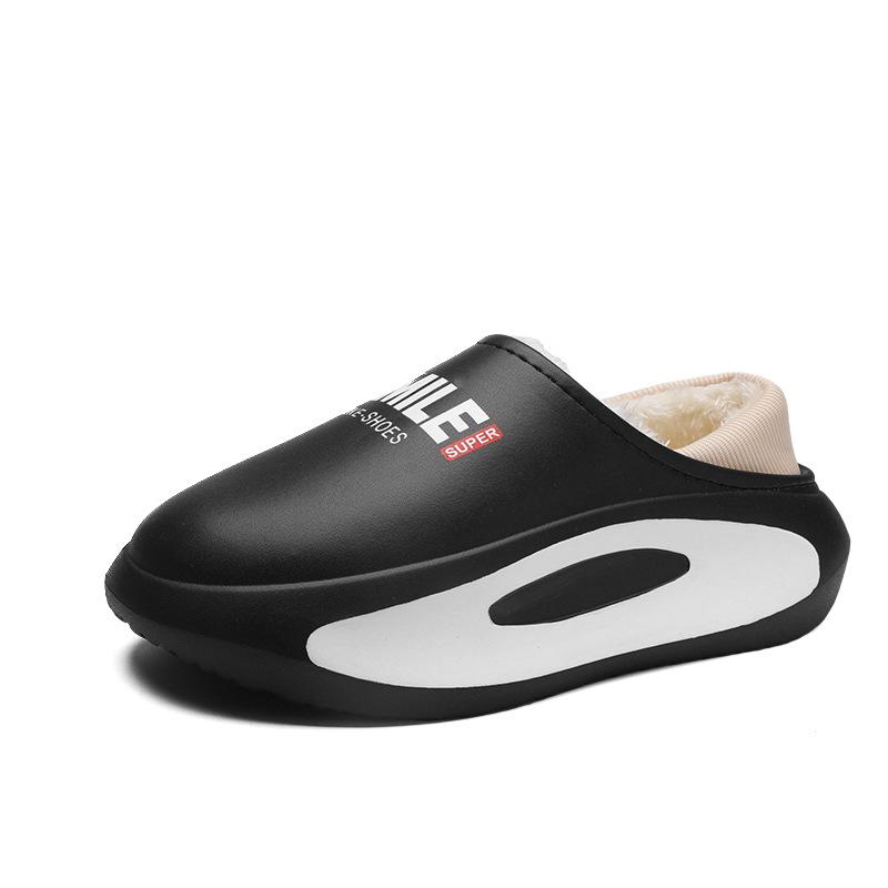 Cotton slippers winter indoor household velvet warm waterproof cotton mop bag and fluff mop