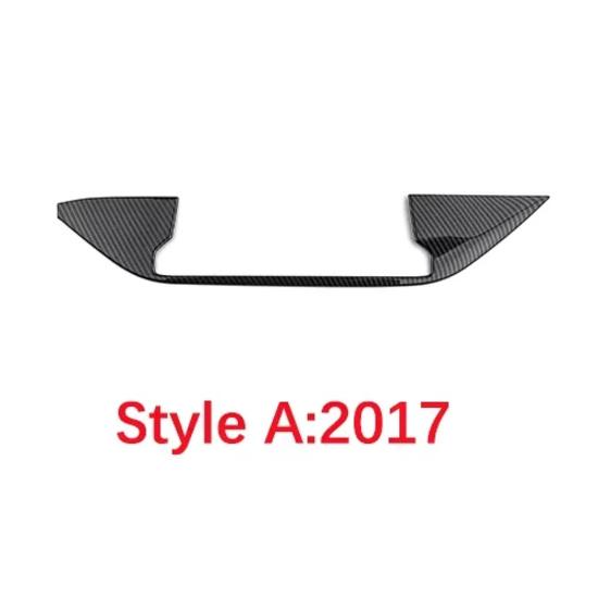 Carbon Fiber Pattern Car Navigation Panel Trim Cover Decoration For Kia Stinger 2018- Accessories LHD A