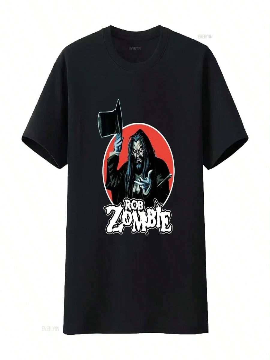 Rob Zombie Kids T Shirt Magician Vintage Washed Soft Fashion Graphic Streetwear Stylish Unisex Homme Slightly Comfortable S разноцветный