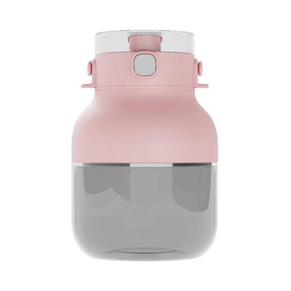 

Large Capacity Shaker Blender Multicolor 2-in-1 Fruit Juicer Multi-functional Blender Water Bottle розовый