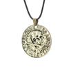 Fashion Uncharted 4 Drake Skull Necklace Mens Game Jewelry Leather Rope Cord Chain Charm Pendant Keychain Gifts