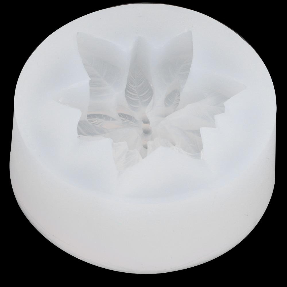 2pcs Flexible Silicone Silicone Candle Mold Chocolate Soap Mold Plaster Art Polymer Clay