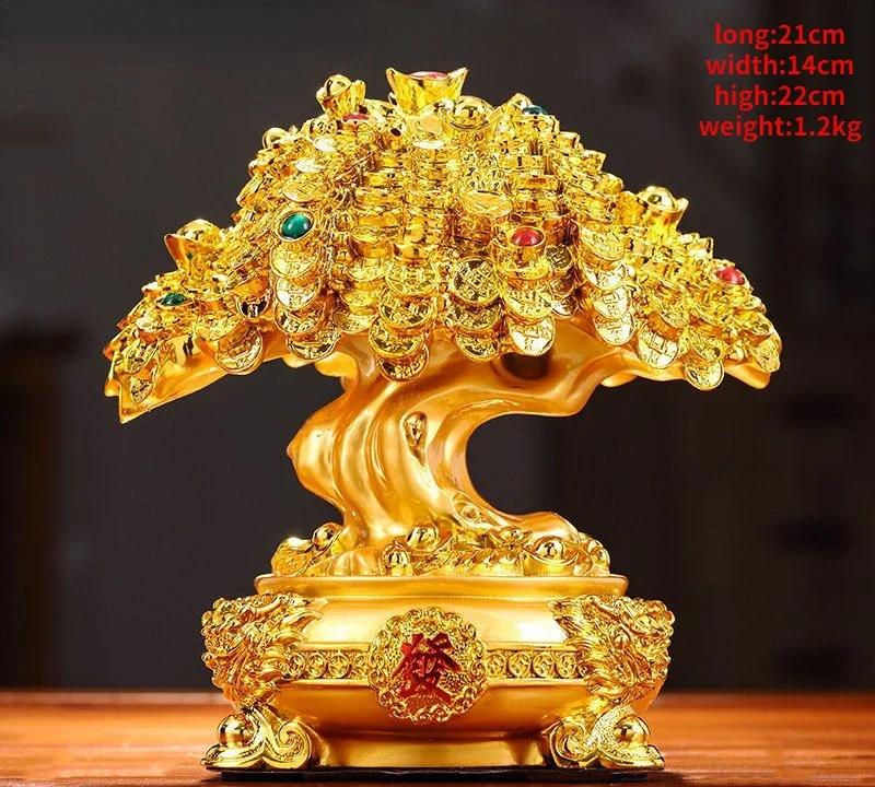 Fortune Tree Money Tree Business Gifts Living Room Fortune-making Ornaments Crafts Decorations