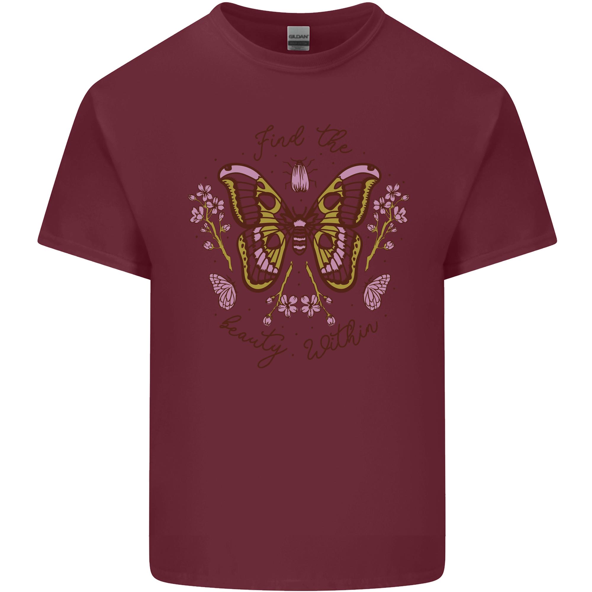 Beauty Within Butterfly Butterflies Unisexs Light Cotton TShirt S