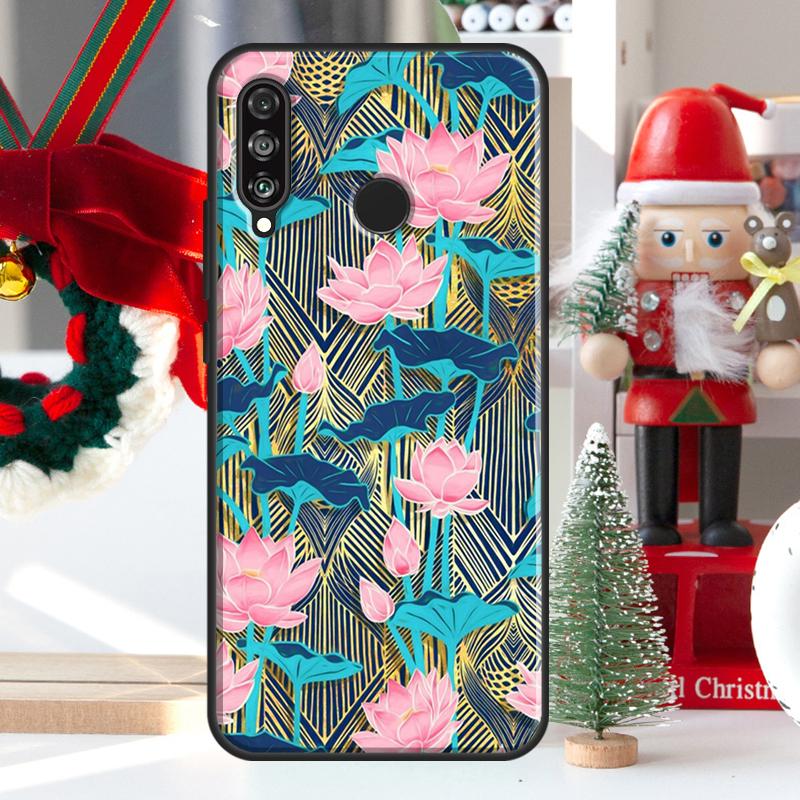 Lotusblume Für Huawei Nova 7i 8i 11i 12i 12s Y73 Y70 Y90 Y60 Y72 Y61 Y91 9 10 SE P30 Pro P40 Lite Hülle