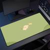 Cute Green Plant Computer Mouse Mat Office Large Gaming Mouse Pad Rubber Mousepad Gamer Locking Edge Desk Mat NonSlip Carpet XL