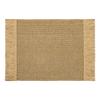 4 PCS Boho Tassel Paper Woven Braided Placemats 12x18inch Aesthetic Natural Rustic Place Mats for Dinner Party Beach Table Decor