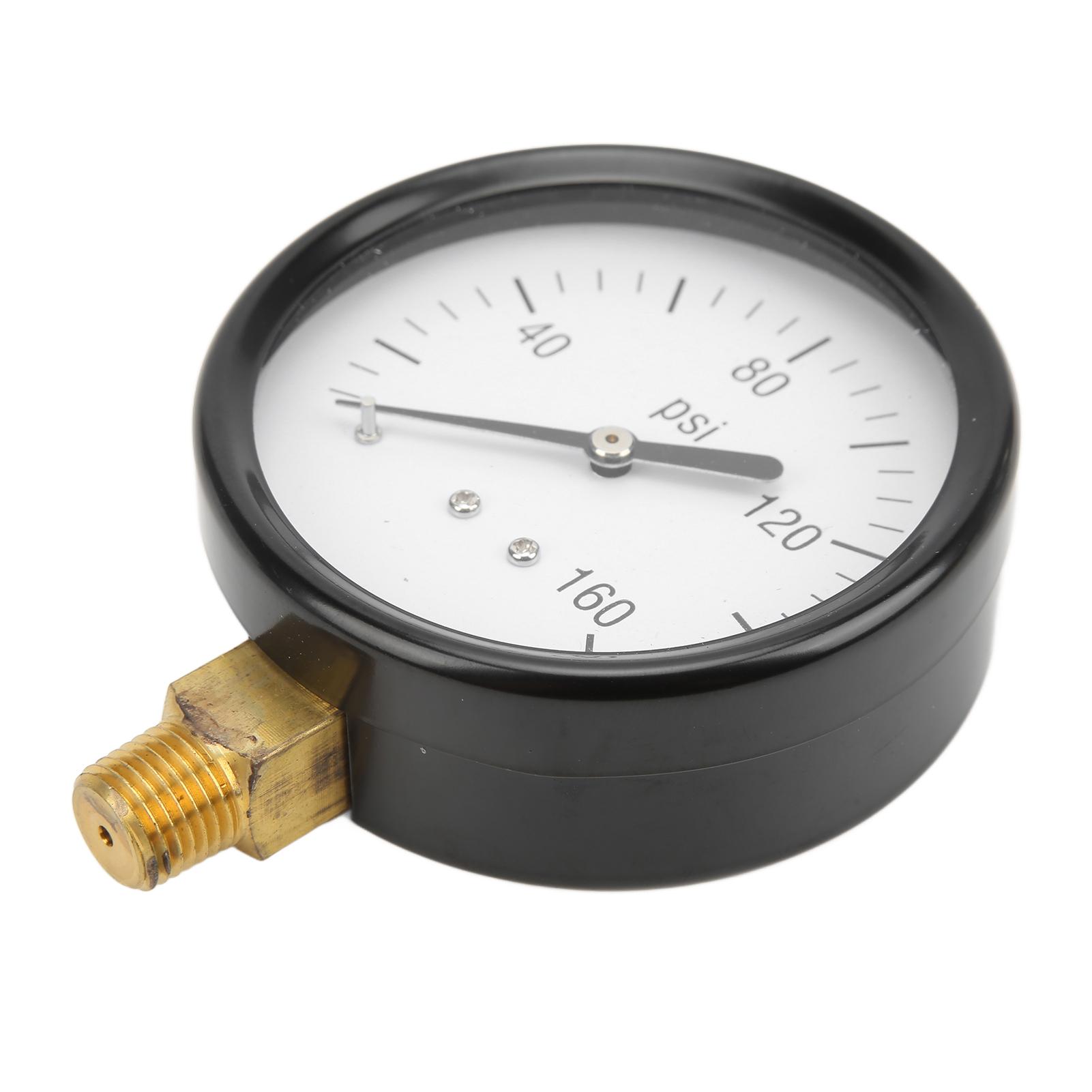 

Y80 0160psi Circular Dial Radial Pressure Gauge with 14in NPT Brass Connector for Irrigation Pump