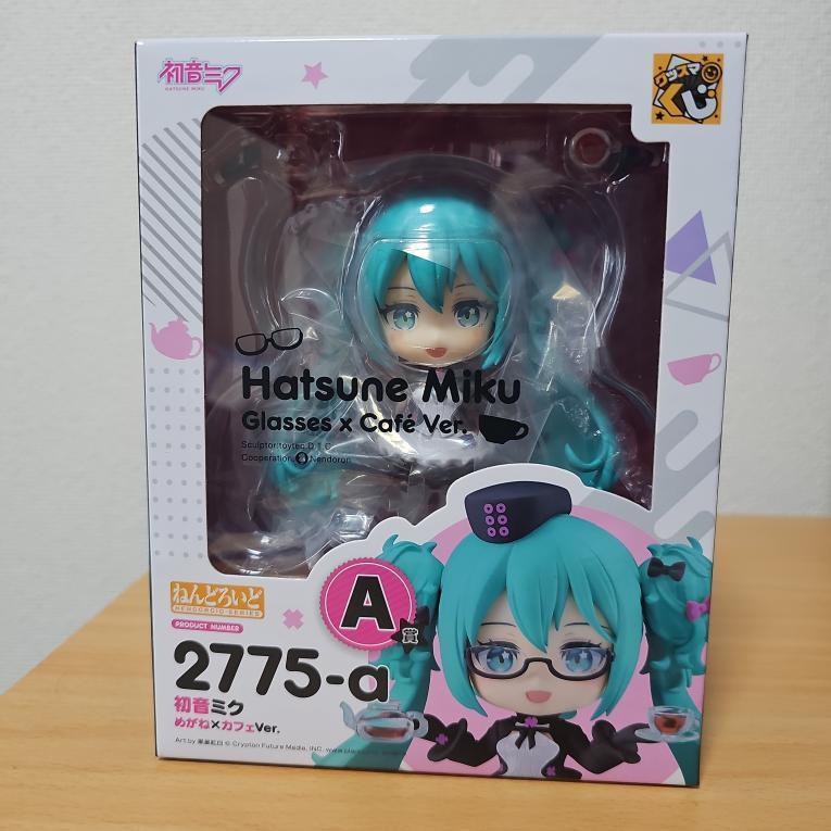 [USED] Good Smile Lottery A Prize: Nendoroid Hatsune Miku Glasses x Cafe Ver.