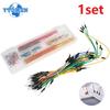 1set Used for Breadboard Jumper Wire DIY Kit 140pcs Solderless U Shape Breadboard Jumper Cable+65pcs Electronic Wire for Arduino