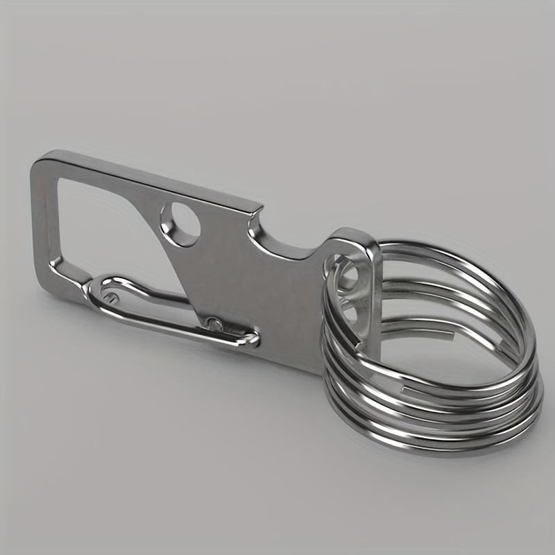 Stainless Steel Keychain Custom Lettering Keyring Personalized for Men's Waist Pendant Key Chain Ring Holder Laser Engraved
