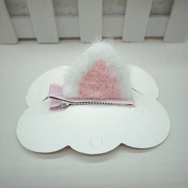 

Cat Ear Hairpins Are Super Cute, Sweet And Cute, And Kids Have Fluffy Bangs Clips розовый