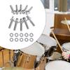 10 Pack Percussion Drum Screws Drum Hardware Component Drum Set Screws for Secure and Stable Instrument Assembly