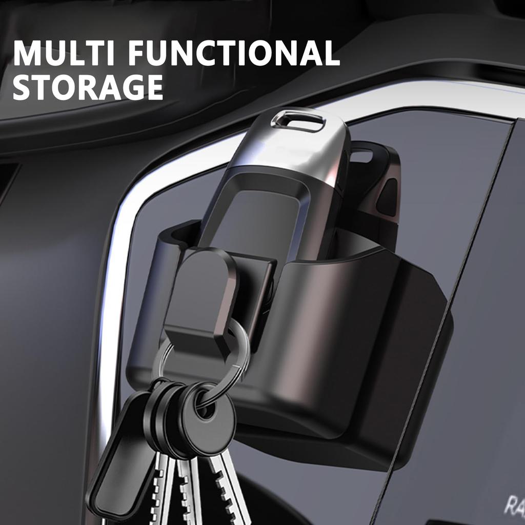 Bolso de Painel | Suporte para Smartphone | Armazenamento Adesivo Reutilizável | Porta-Acessórios Multifuncional para