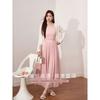 Lanyu Plus Size Women's Clothing European Style Slimming Strap Dress Lightweight Breathable Cardigan Summer Stunning Two-Piece Set