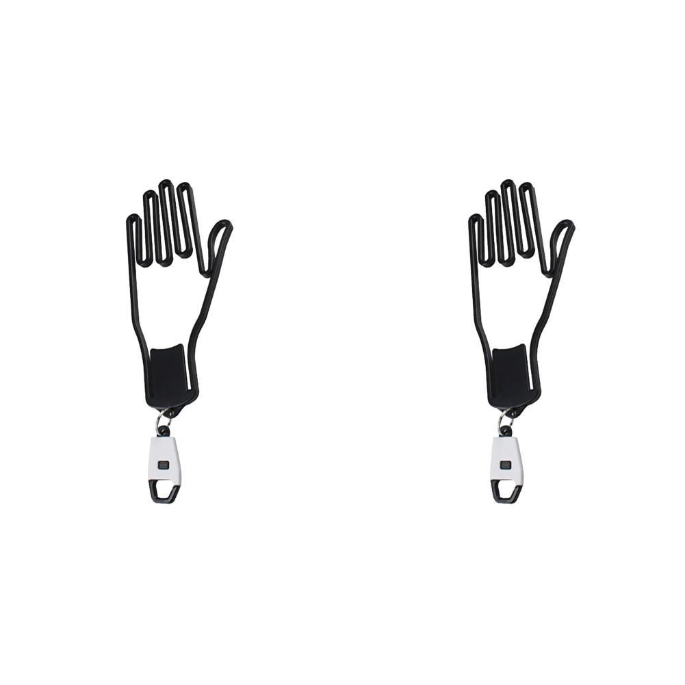 1-3PCS Portable Plastic Gloves Hanger Golf Gloves Supports with Key Chain Gloves Display Stand Gloves Stretcher Stand