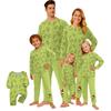 Christmas Printed Parent-child Plush Home Wear Set
