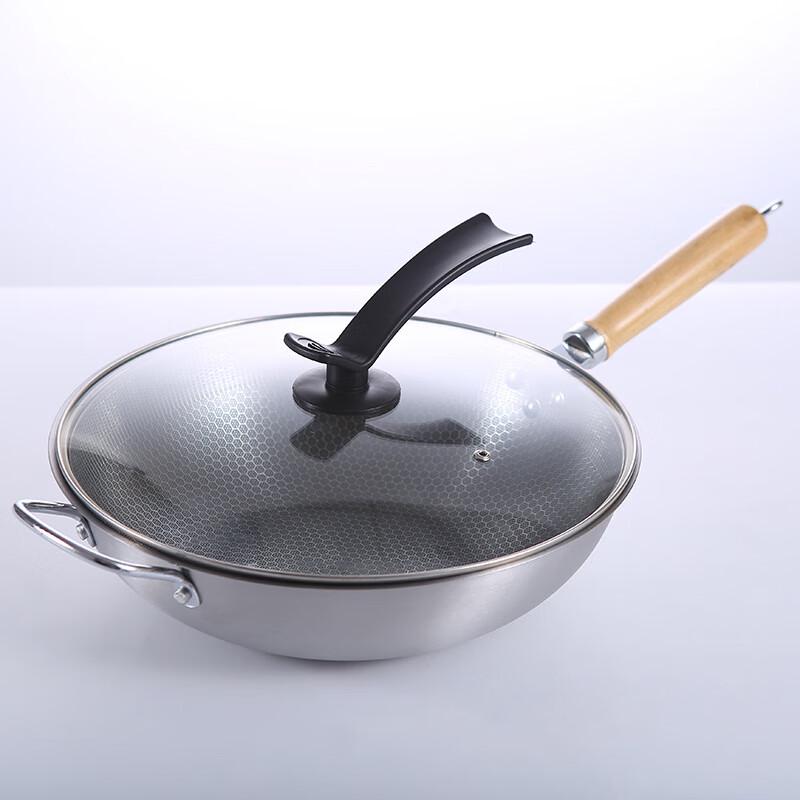 Sanjiaolong Xinuann Edelstahl Wok