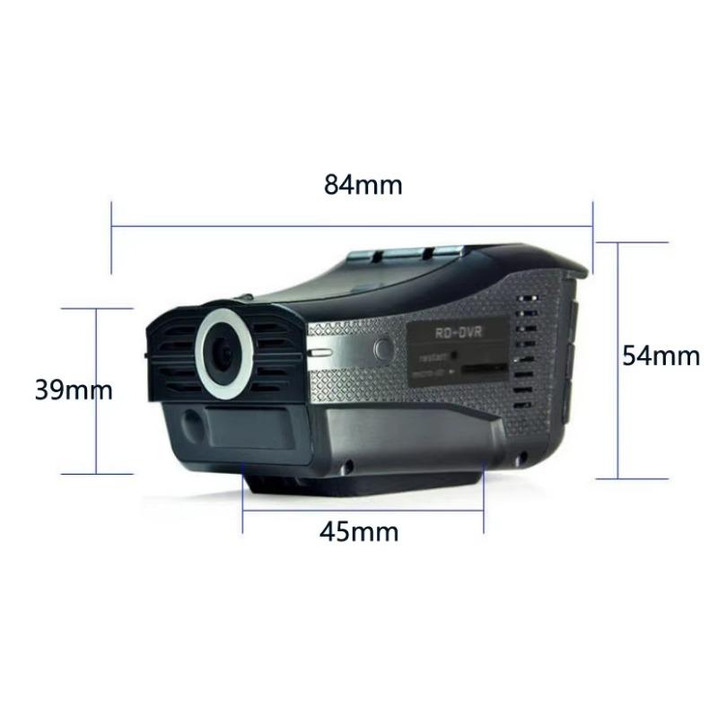 Cheap 2 in 1 anti speed dash cam with radar detector all in one speed