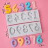 Number Heart Star Cloud Balloon Lollipop Silicone Mold Set DIY Fondant Cake Decorating Tools Chocolate Resin Clay Candle Mold