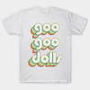 Men Black Print T-shirt Goo Goo Dolls - Vintage Color No-Cut Transfer Paper Print Cotton Tshirt