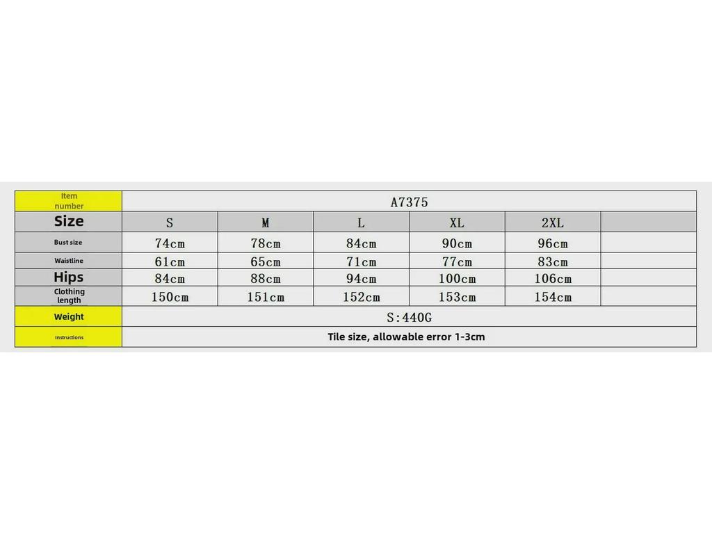 A7375 Popular European & American Style Sexy Dress