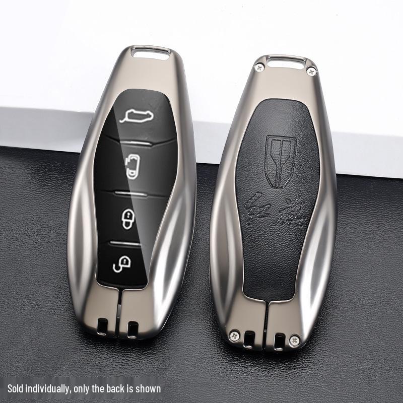 2023 Hongqi H5 Key Case for Models: HS5, H9, HQ9, HS7, H7 - Men's Classic Design