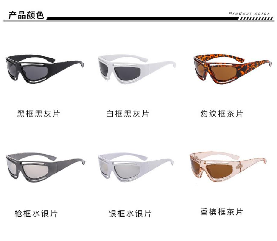 New Women Y2K Sports Sunglasses Retro Men Outdoor Cycling Eyeglasses Sexy Girl Pography Eyewear UV400