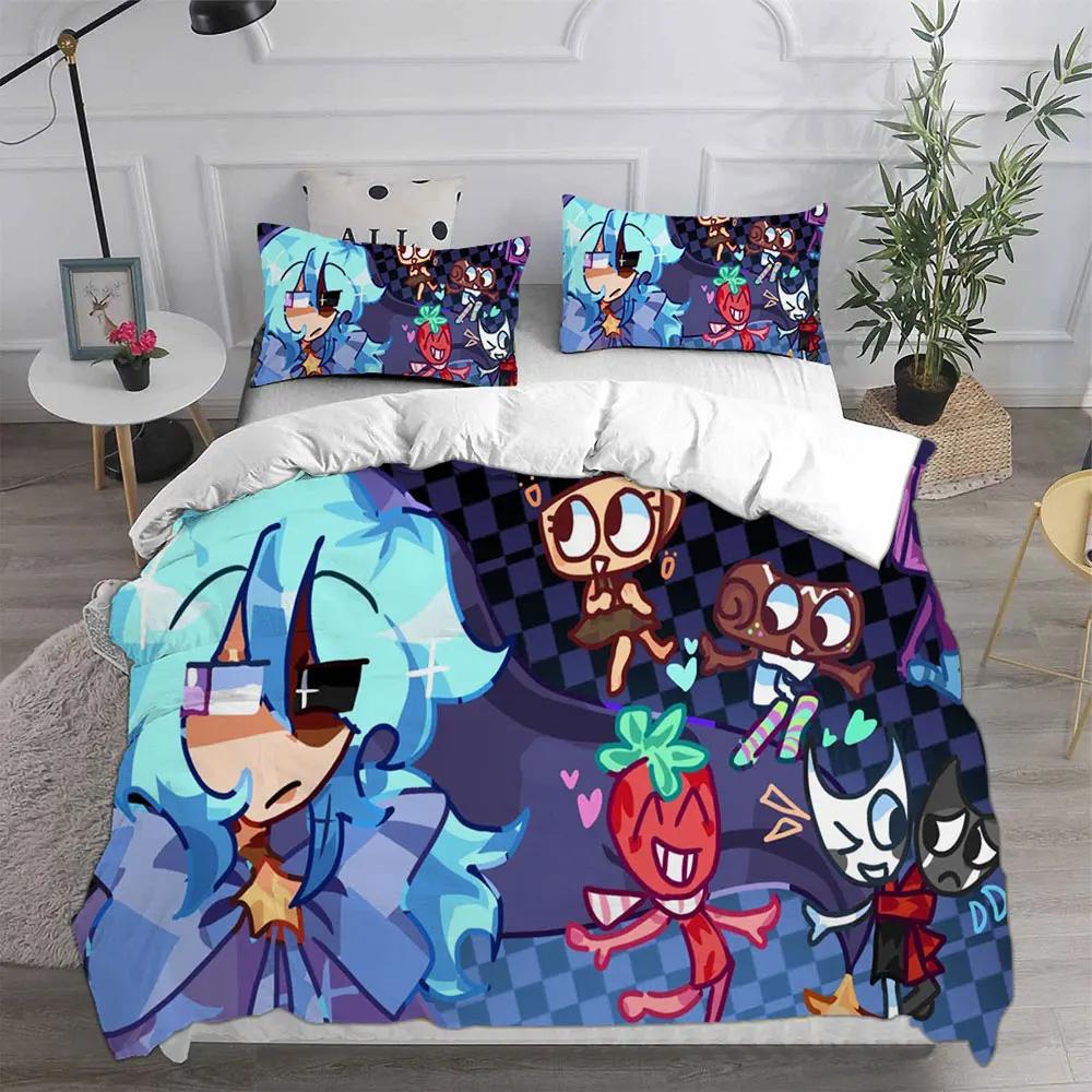 Game Dandy'S World Bedding Sets 3D Print Quilt Cover Comforter Duvet Cover Pillow Case 2-3 Pieces Sets Kids Adult Bedroom Decor