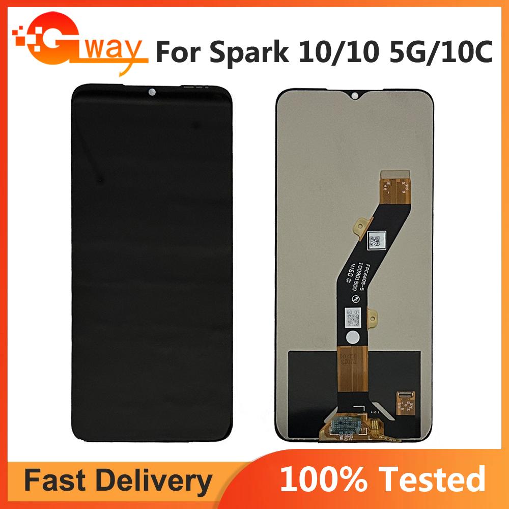 

LCD Screen and Digitizer Full Assembly For Tecno Spark 10C KI5k KI5m