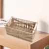 Basket for Closet, Toilet Paper Container, Wooden Handle Cosmetics And Fruit