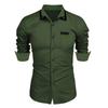 New Spring Autumn Men's Shirts Casual Business Fashion Trendy Long Sleeve Tops